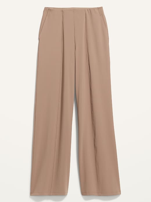 Image number 4 showing, High-Waisted PowerSoft Wide-Leg Pants