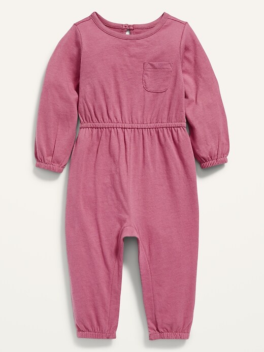 Long-Sleeve Jersey One-Piece for Baby