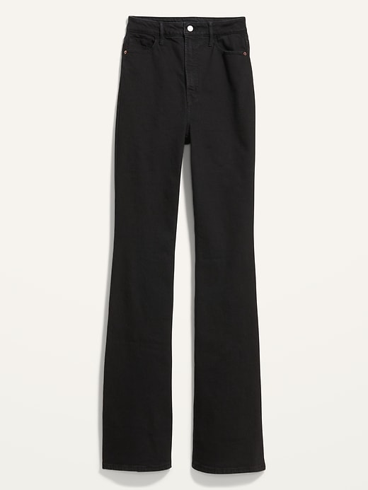 Image number 4 showing, Higher High-Waisted Black Flare Jeans