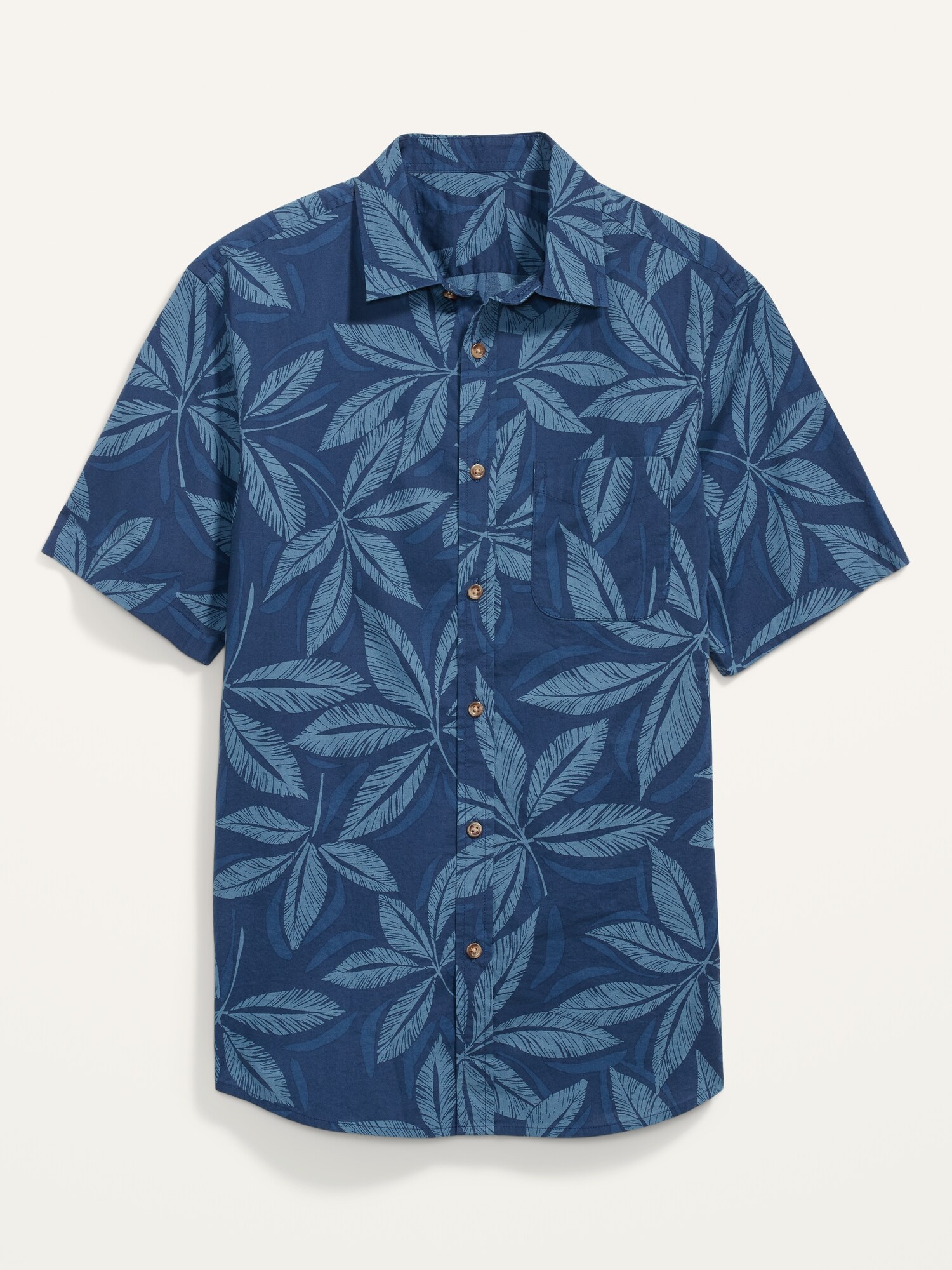 Everyday Printed Built-In Flex Short-Sleeve Shirt | Old Navy