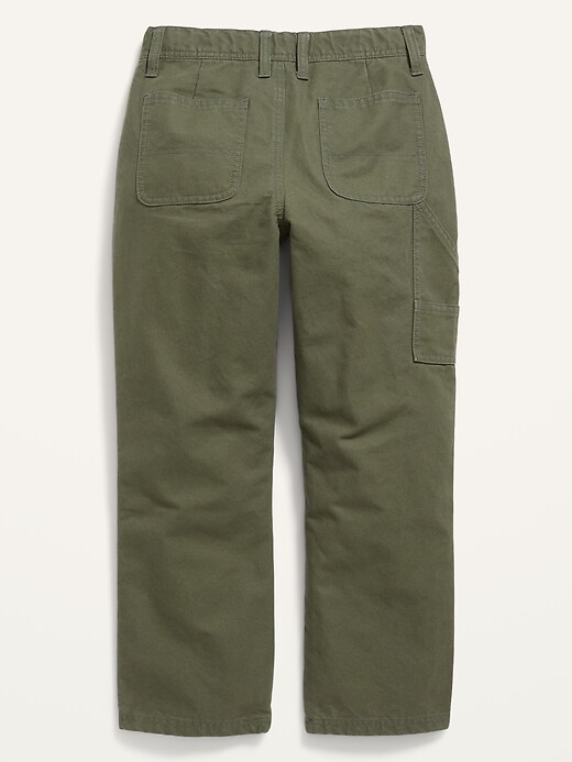 Image number 8 showing, Built-In Flex Loose Tapered Canvas Utility Pants for Boys