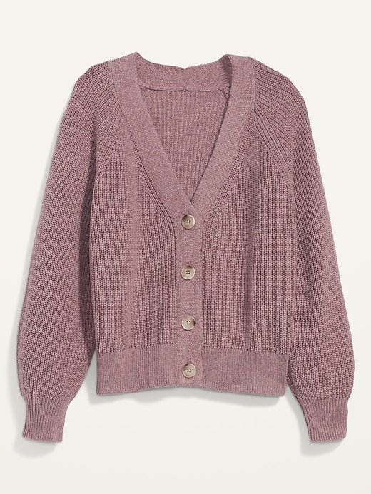 Image number 4 showing, Shaker-Stitch Cardigan Sweater