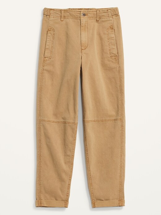 High-Waisted Slouchy Balloon Workwear Pants | Old Navy