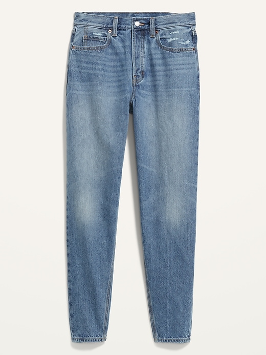 Image number 4 showing, High-Waisted Slouchy Taper Ankle Jeans for Women