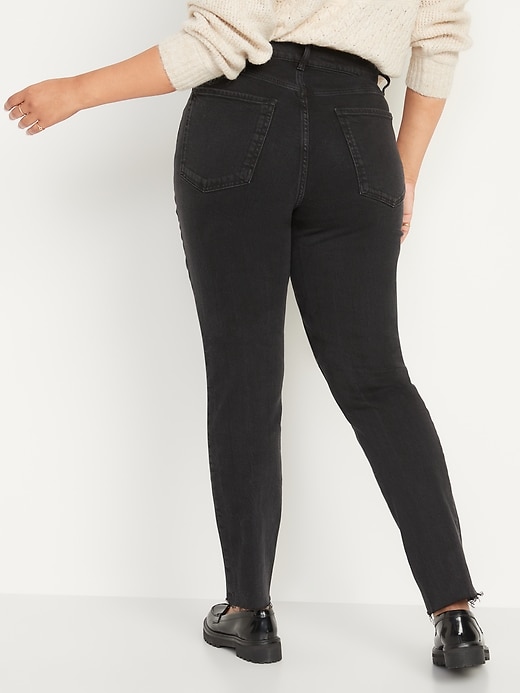 Image number 6 showing, High-Waisted OG Straight Cut-Off Ankle Jeans for Women