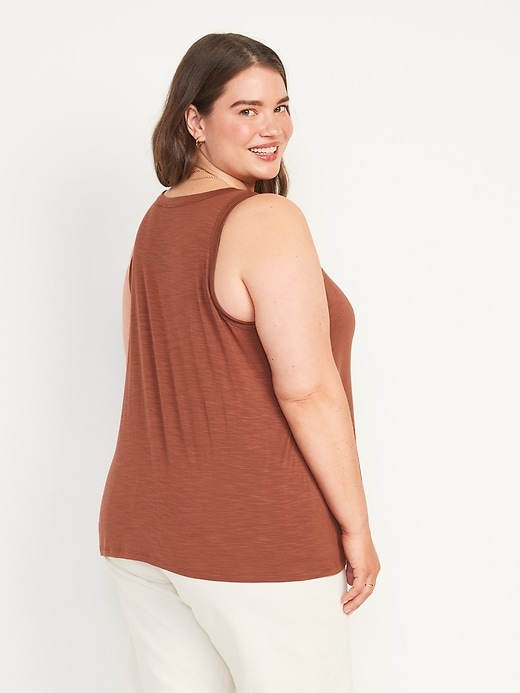 Image number 8 showing, Luxe Slub-Knit Tank Top for Women