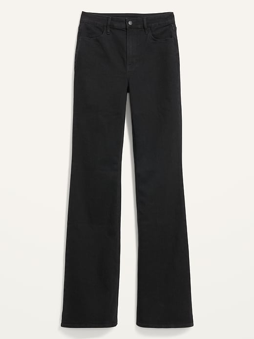 Image number 4 showing, High-Waisted Wow Black Flare Jeans for Women
