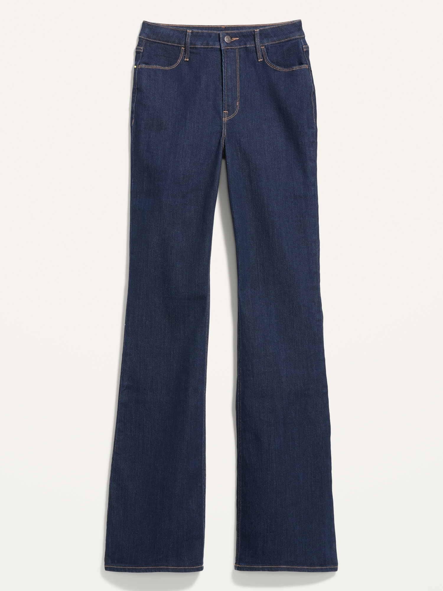 Old Navy Campeche Blue Stretch Denim High Rise Flare Jeans 14