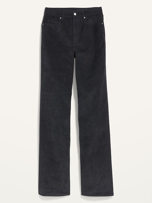 Image number 4 showing, Extra High-Waisted Sky-Hi Wide-Leg Corduroy Pants for Women