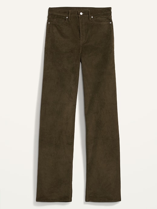Image number 3 showing, Extra High-Waisted Sky-Hi Wide-Leg Corduroy Pants