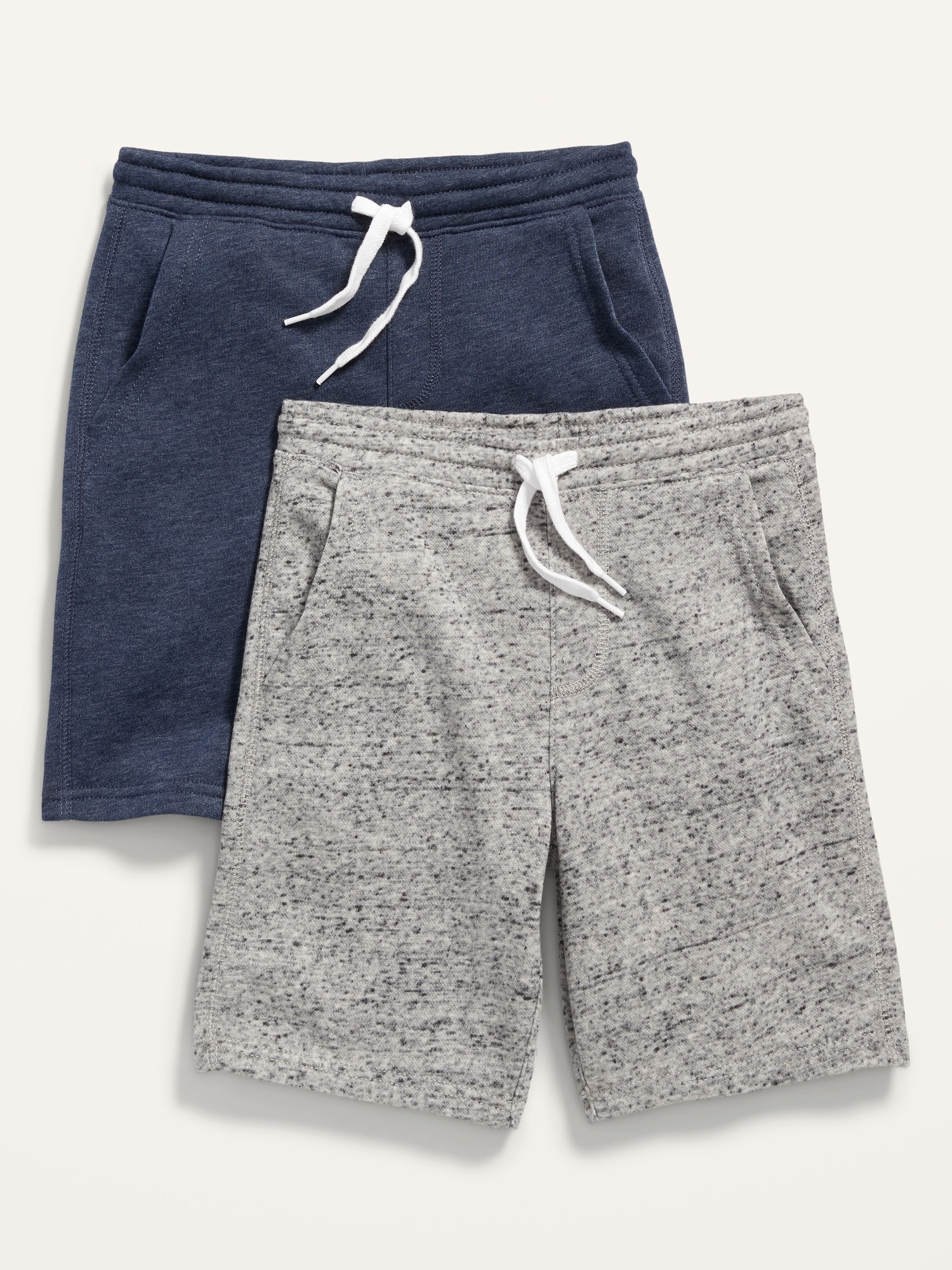Old Navy 2-Pack Fleece Jogger Shorts for Boys (At Knee) blue. 1
