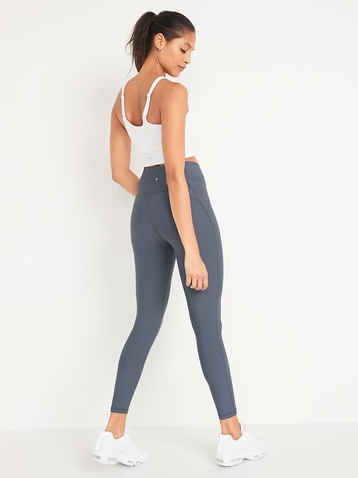 Image number 2 showing, Extra High-Waisted PowerLite Lycra® ADAPTIV 7/8 Leggings for Women