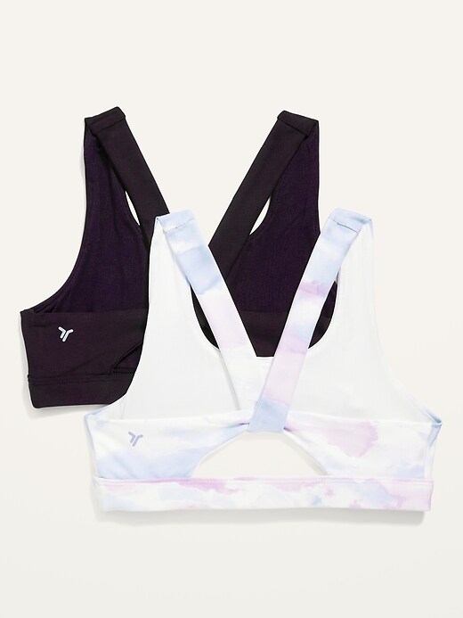 View large product image 2 of 2. PowerSoft V-Back Sports Bra 2-Pack for Girls