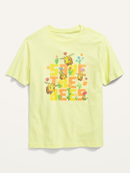 Old Navy Minecraft™ Gender-Neutral Graphic T-Shirt for Kids. 1