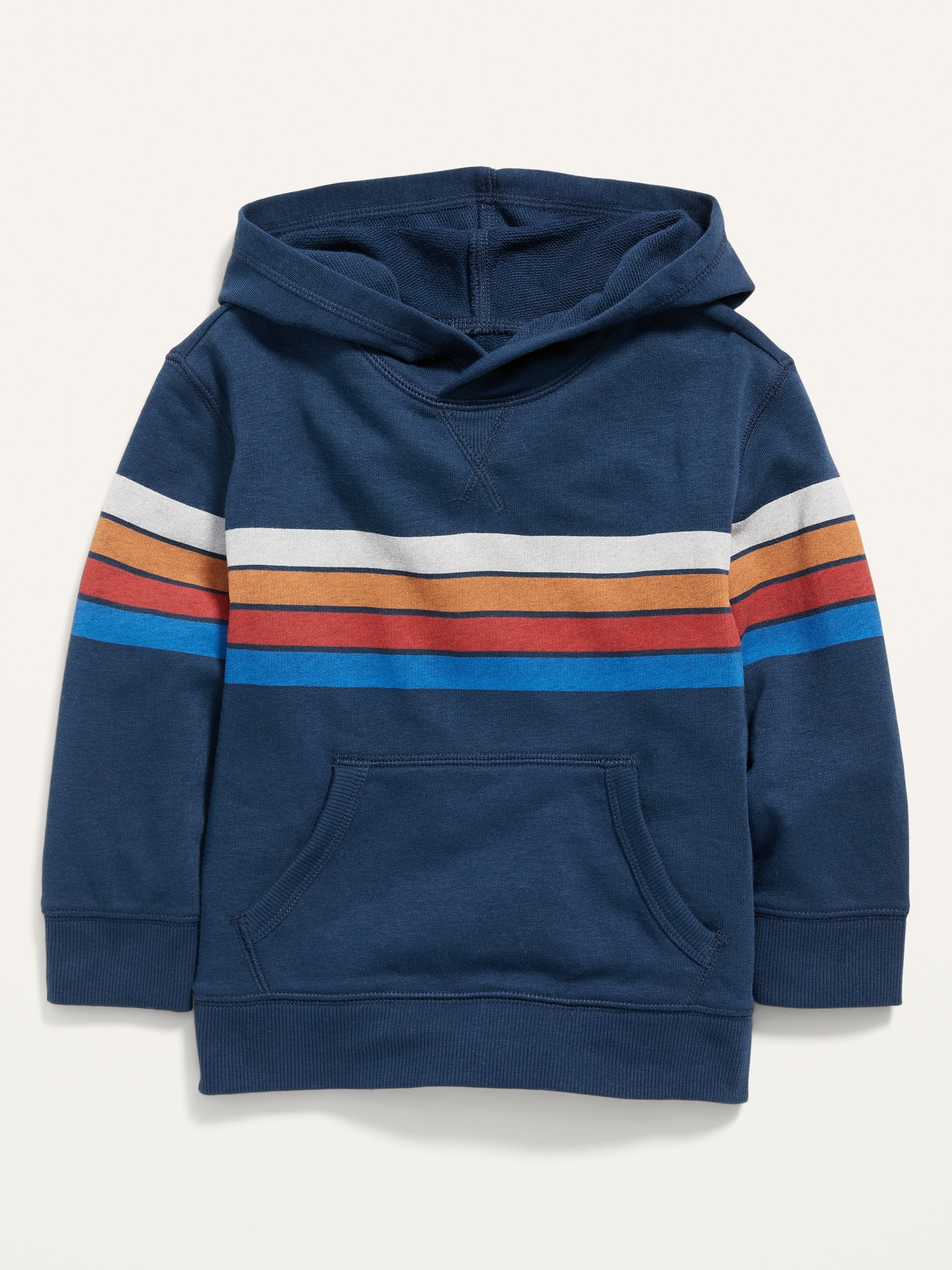 Unisex Multi-Stripe Pullover Hoodie for Toddler | Old Navy