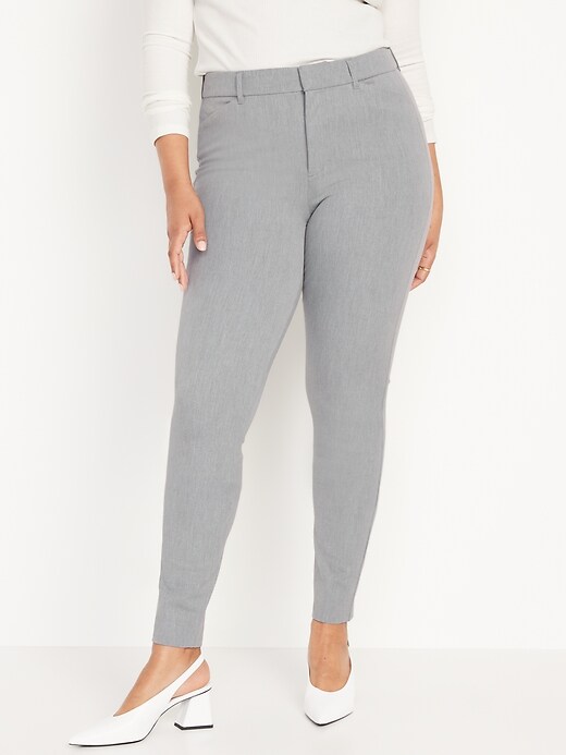 Image number 5 showing, High-Waisted Heathered Pixie Straight Pants for Women