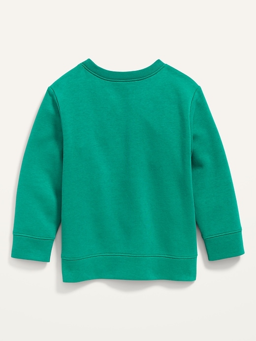 View large product image 2 of 2. Unisex Crew-Neck Sweatshirt for Toddler