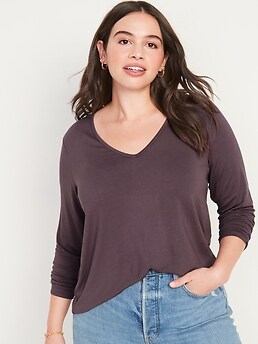 Old Navy Women's Luxe Crew-Neck T-Shirt - - Size M