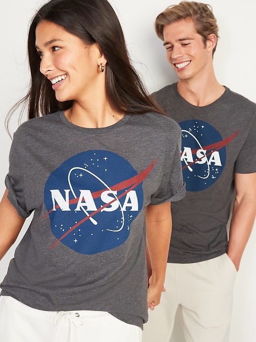 View large product image 2 of 2. NASA&#174 Gender-Neutral Graphic T-Shirt for Adults