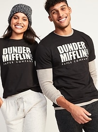 View large product image 3 of 3. The Office&#153 "Dunder Mifflin, Inc. Paper Company" Gender-Neutral T-Shirt for Adults