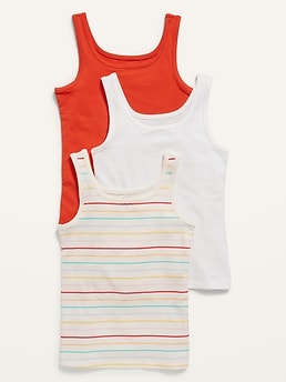 BUENOS NINOS Women's Square Neck Cotton Tank Top - Slim Fit Sleeveless Camisole Tee