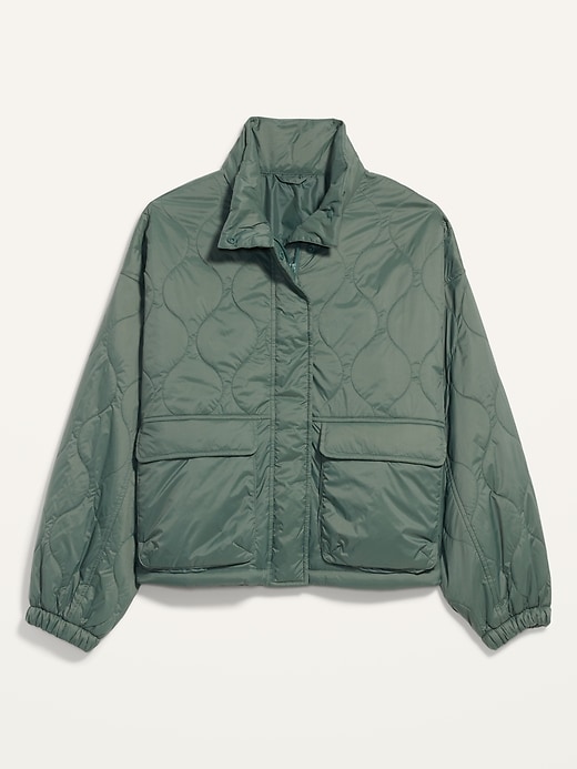Packable Oversized Water-Resistant Quilted Jacket for Women | Old Navy