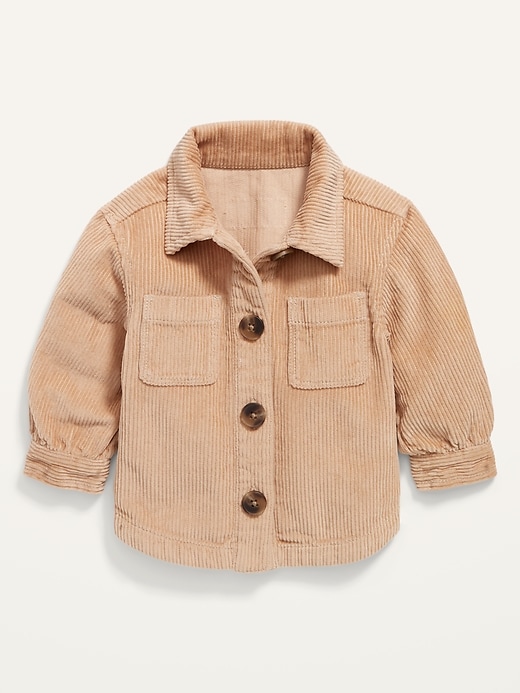 View large product image 1 of 2. Corduroy Shacket for Baby