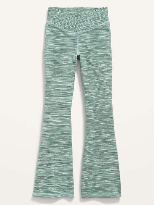 Old Navy HighWaisted PowerChill Crossover Flared Leggings for Girls