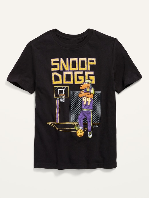 View large product image 1 of 2. Snoop Dogg™ Joe Cool Gender-Neutral Graphic T-Shirt for Kids