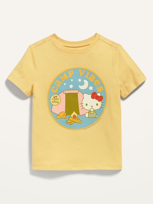 View large product image 1 of 2. Hello Kitty® "Camp Vibes" Unisex T-Shirt for Toddler