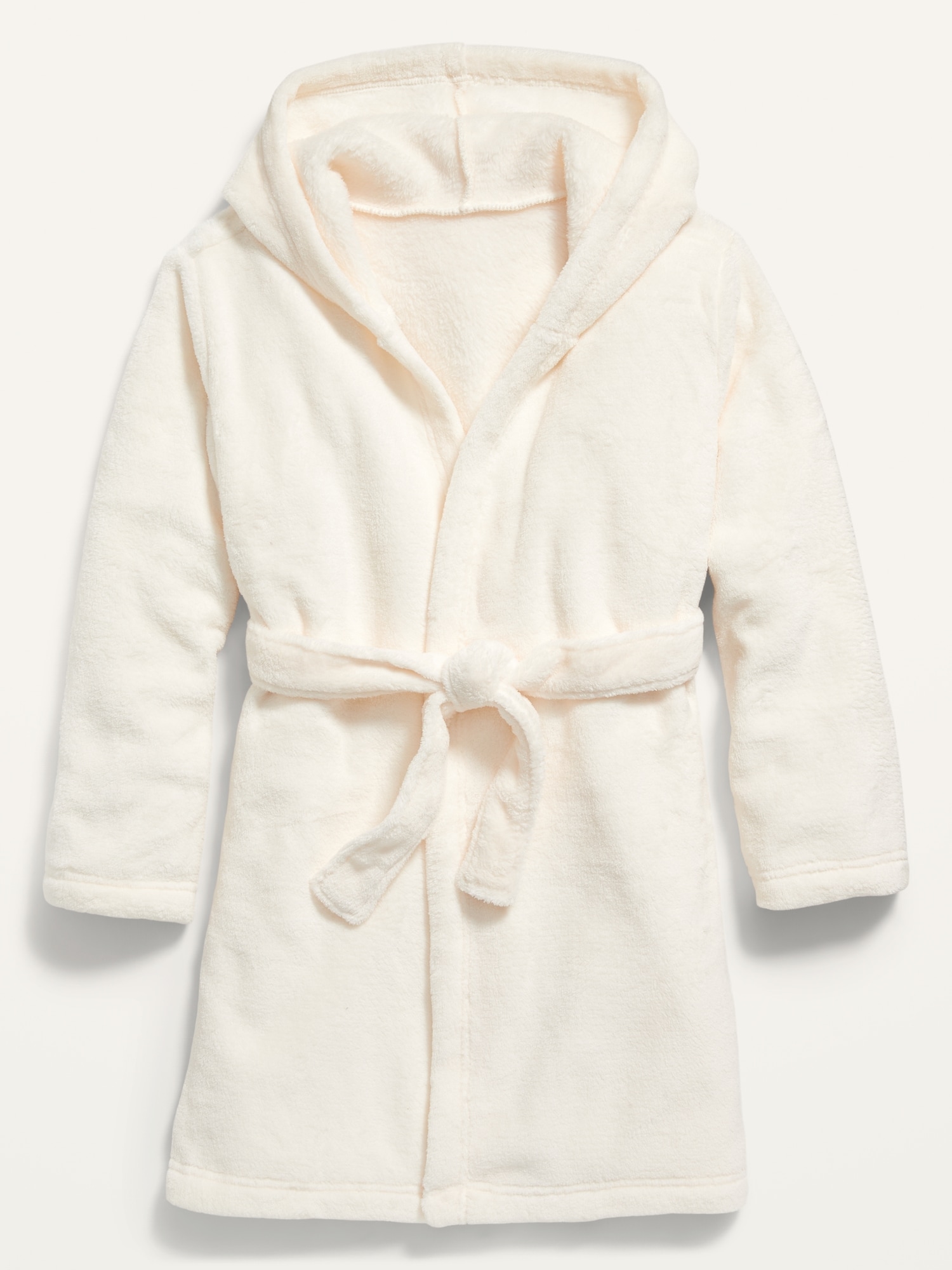 Cozy Hooded Sherpa Tie-Belt Robe for Girls | Old Navy