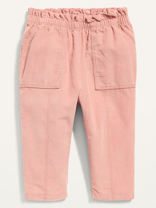 View large product image 1 of 1. Tapered Workwear Corduroy Pull-On Pants for Baby