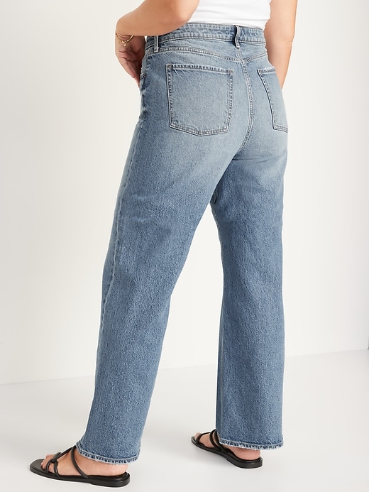 Image number 6 showing, Extra High-Waisted Wide-Leg Jeans for Women