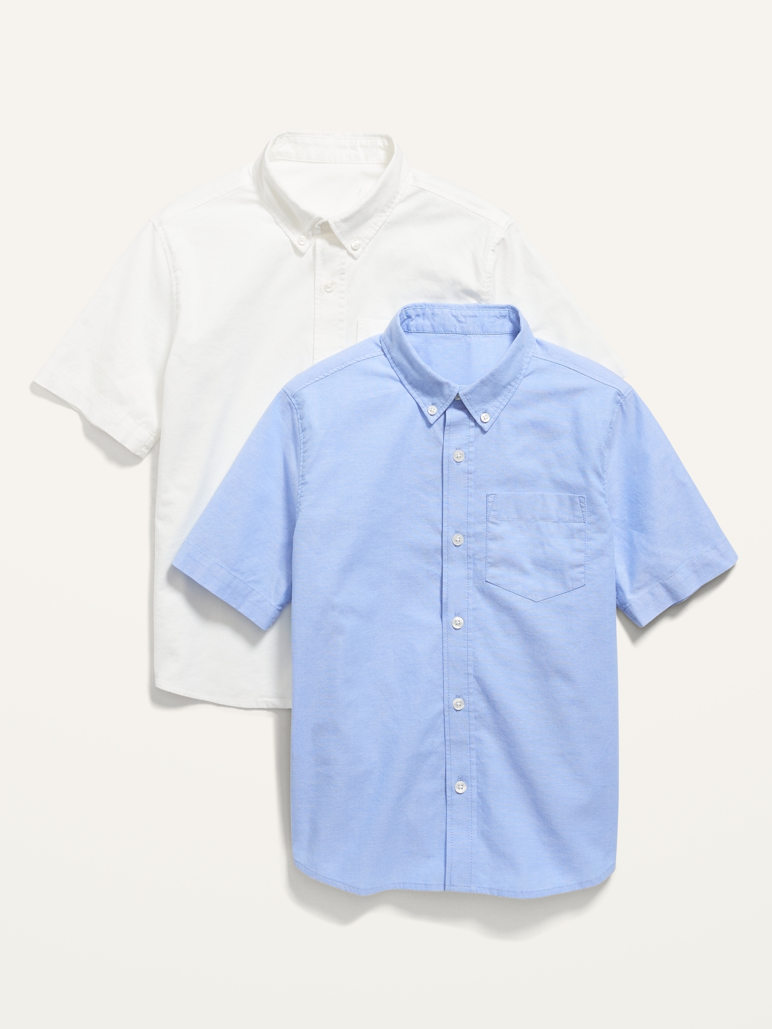 Lightweight Built-In Flex Oxford Uniform Shirt 2-Pack for Boys Hot Deal