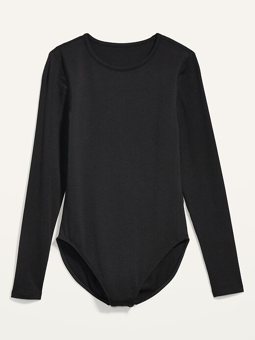 Image number 7 showing, Long-Sleeve Jersey Bodysuit for Women