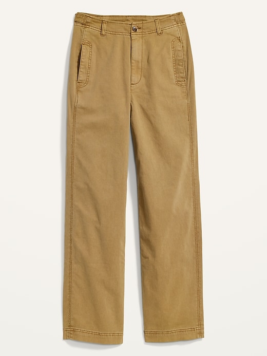 Image number 4 showing, Extra High-Waisted Wide-Leg Workwear Pants for Women