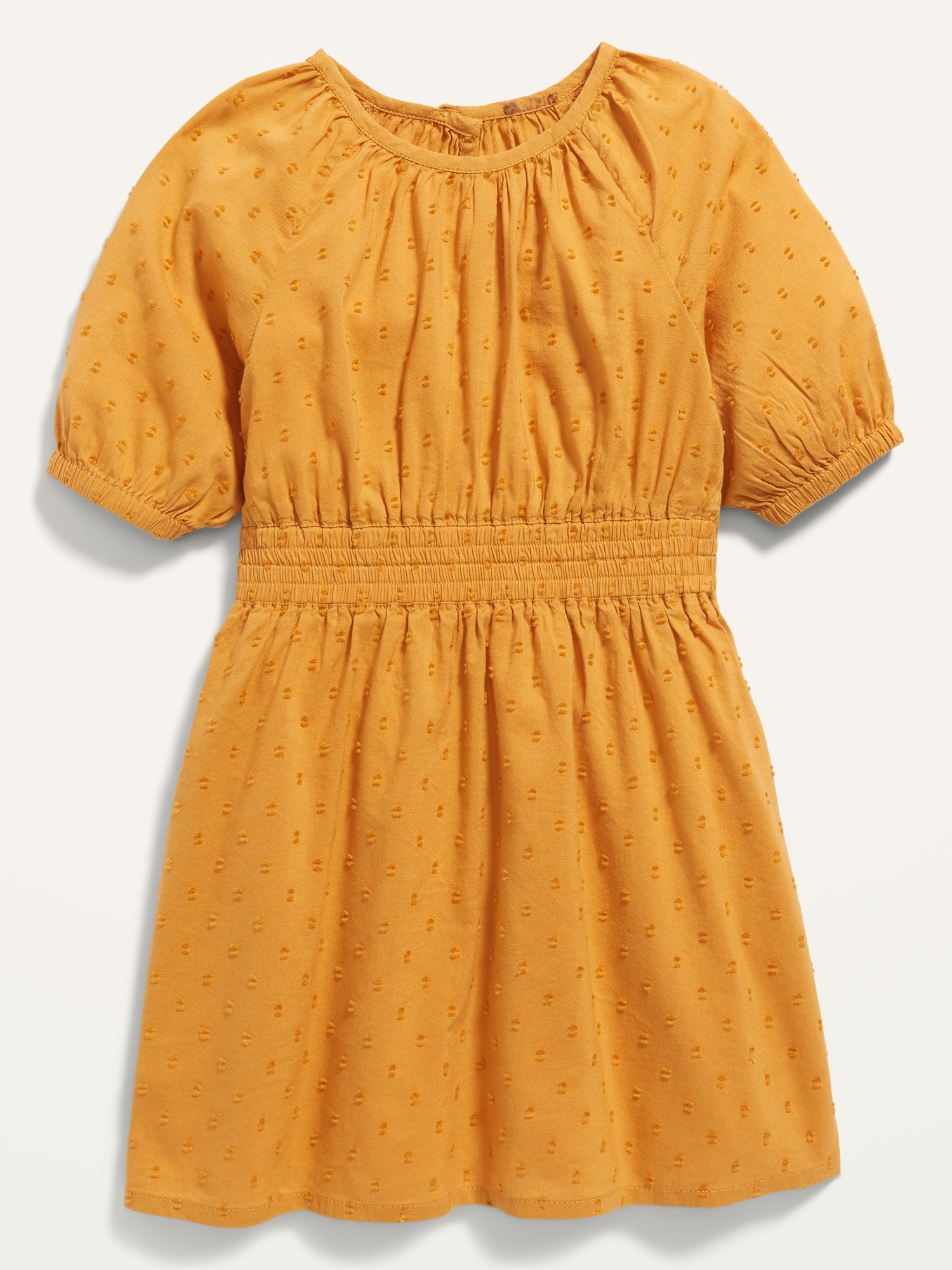 CinchedWaist CutoutBack ClipDot Dress for Toddler Girls Old Navy