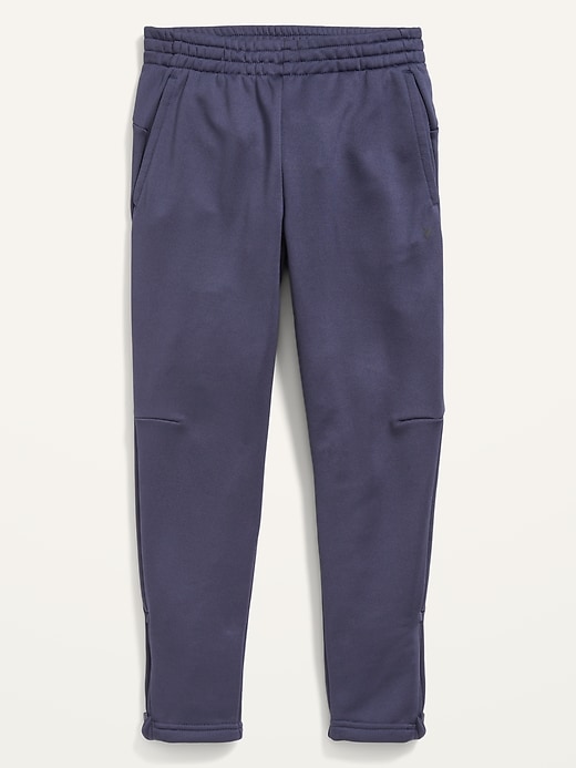 Go-Dry Cool French Terry Ankle-Zip Track Pants for Boys