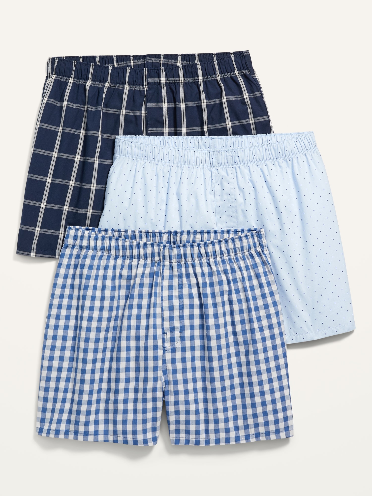 Old Navy 3-Pack Soft-Washed Boxer Shorts -- 3.75-inch inseam multi. 1