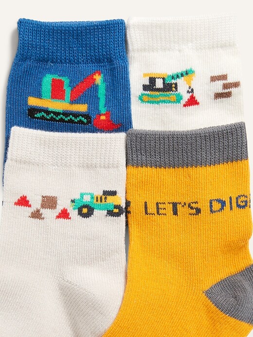 Unisex Crew Socks 8-Pack For Toddler & Baby