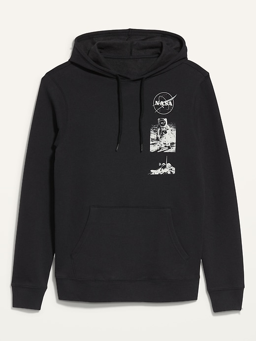 View large product image 1 of 3. NASA Moon Landing Gender-Neutral Pullover Hoodie for Adults