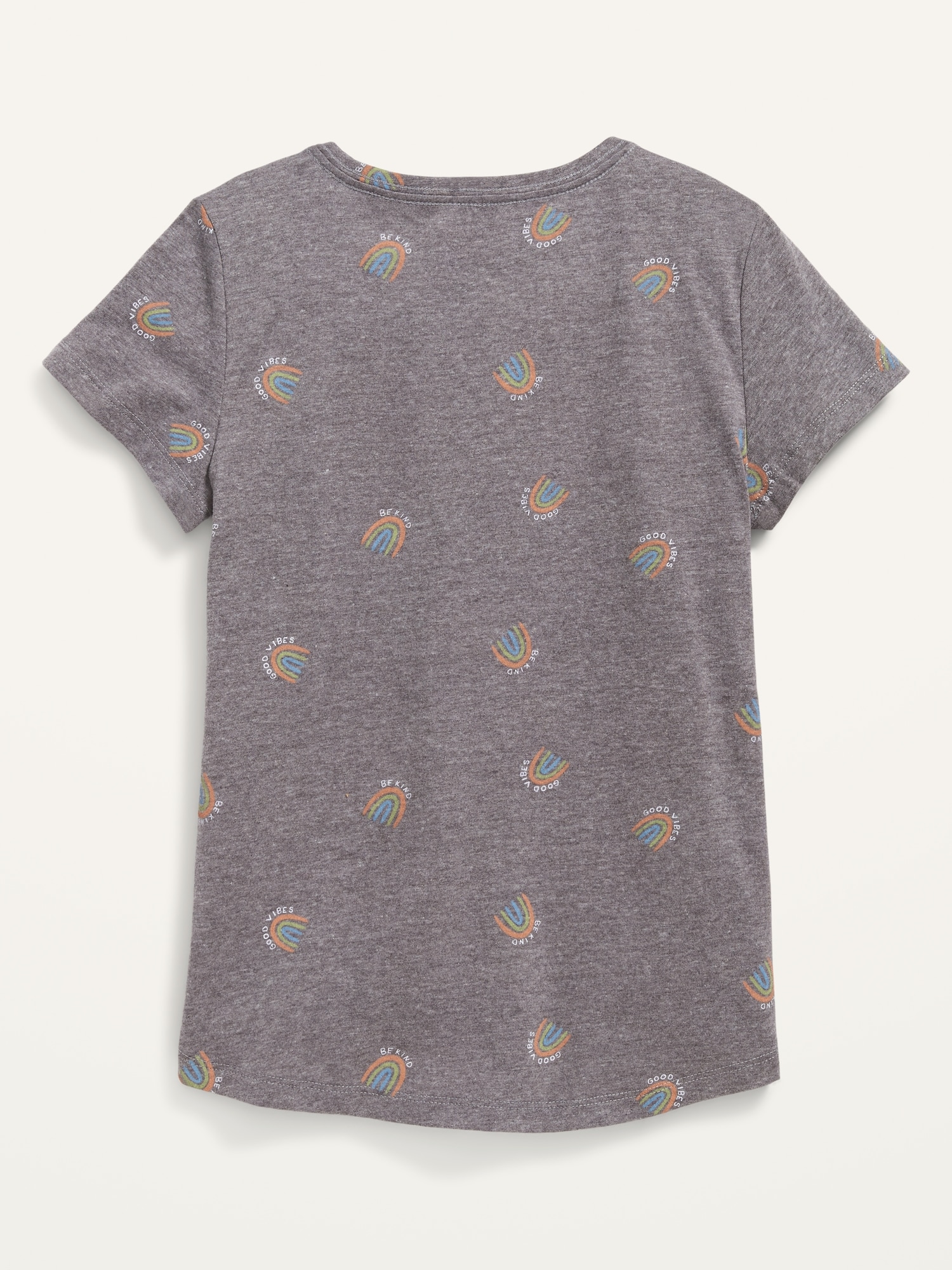 Softest Printed Scoop Neck T Shirt For Girls Old Navy 