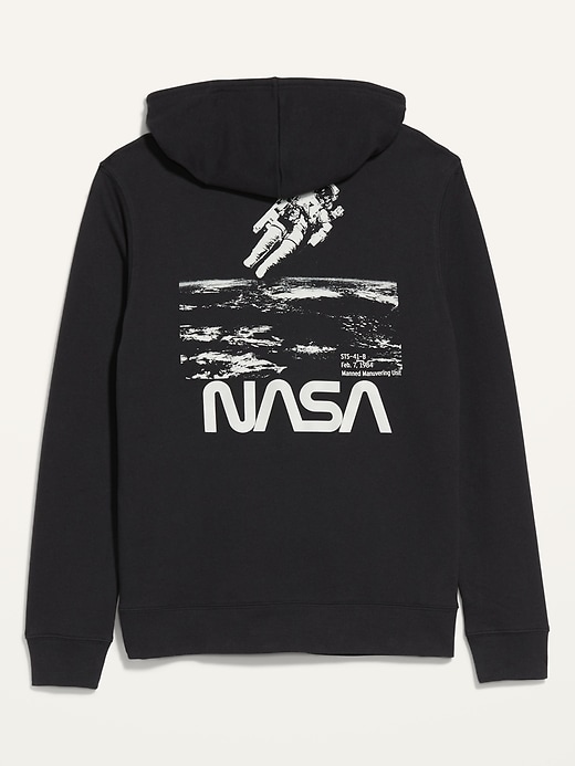 View large product image 2 of 3. NASA Moon Landing Gender-Neutral Pullover Hoodie for Adults