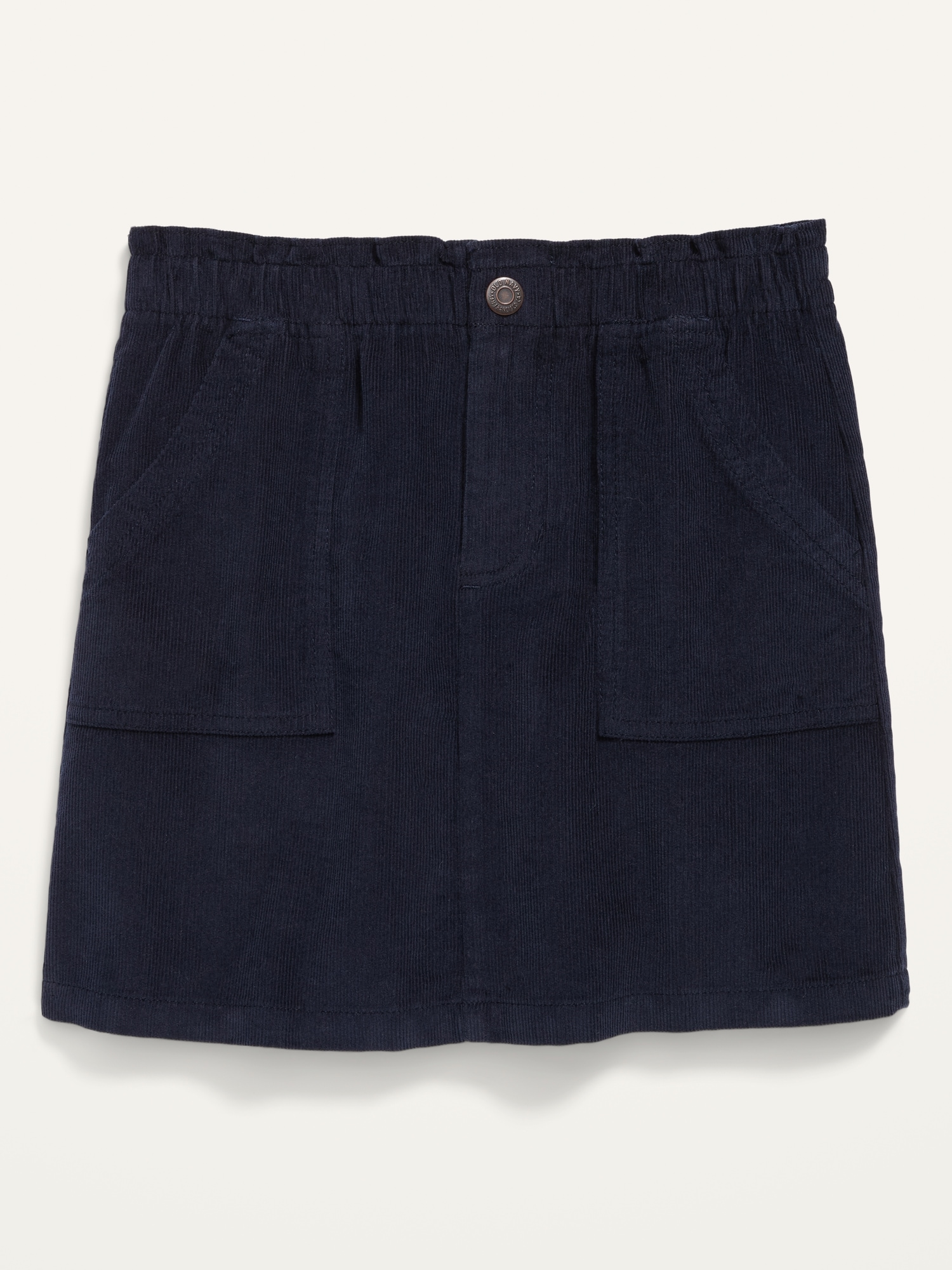 Girls navy deals cord skirt