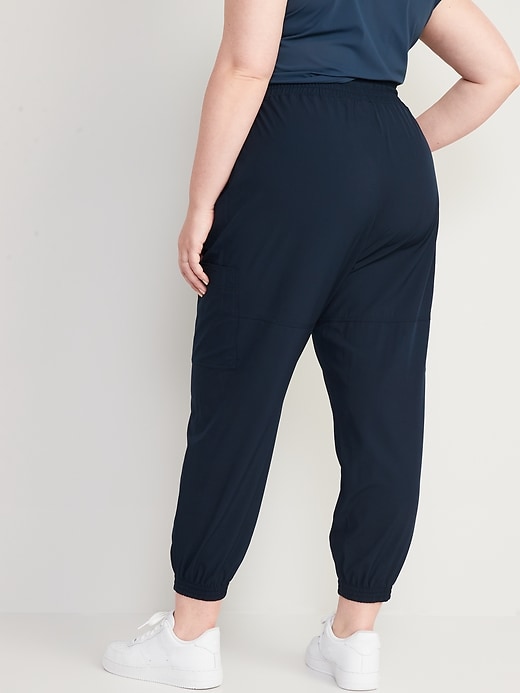 Image number 8 showing, Extra High-Waisted StretchTech Performance Cargo Jogger Pants for Women