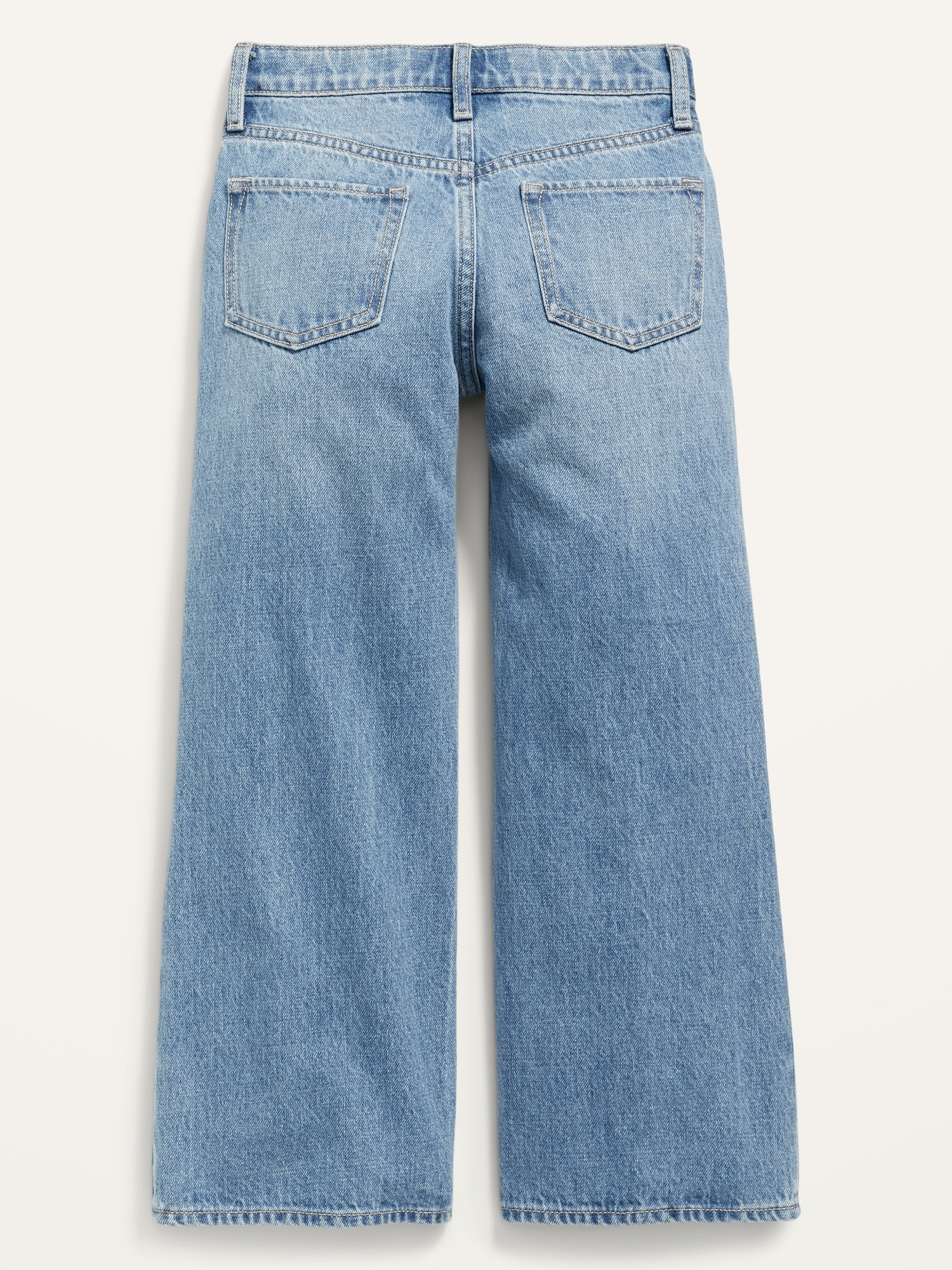 Buy Baggy Ripped Jeans for Teen Girls Women High Waisted Wide Leg Straight  Denim Streetwear Fashion Pants, B# Khaki, Medium at