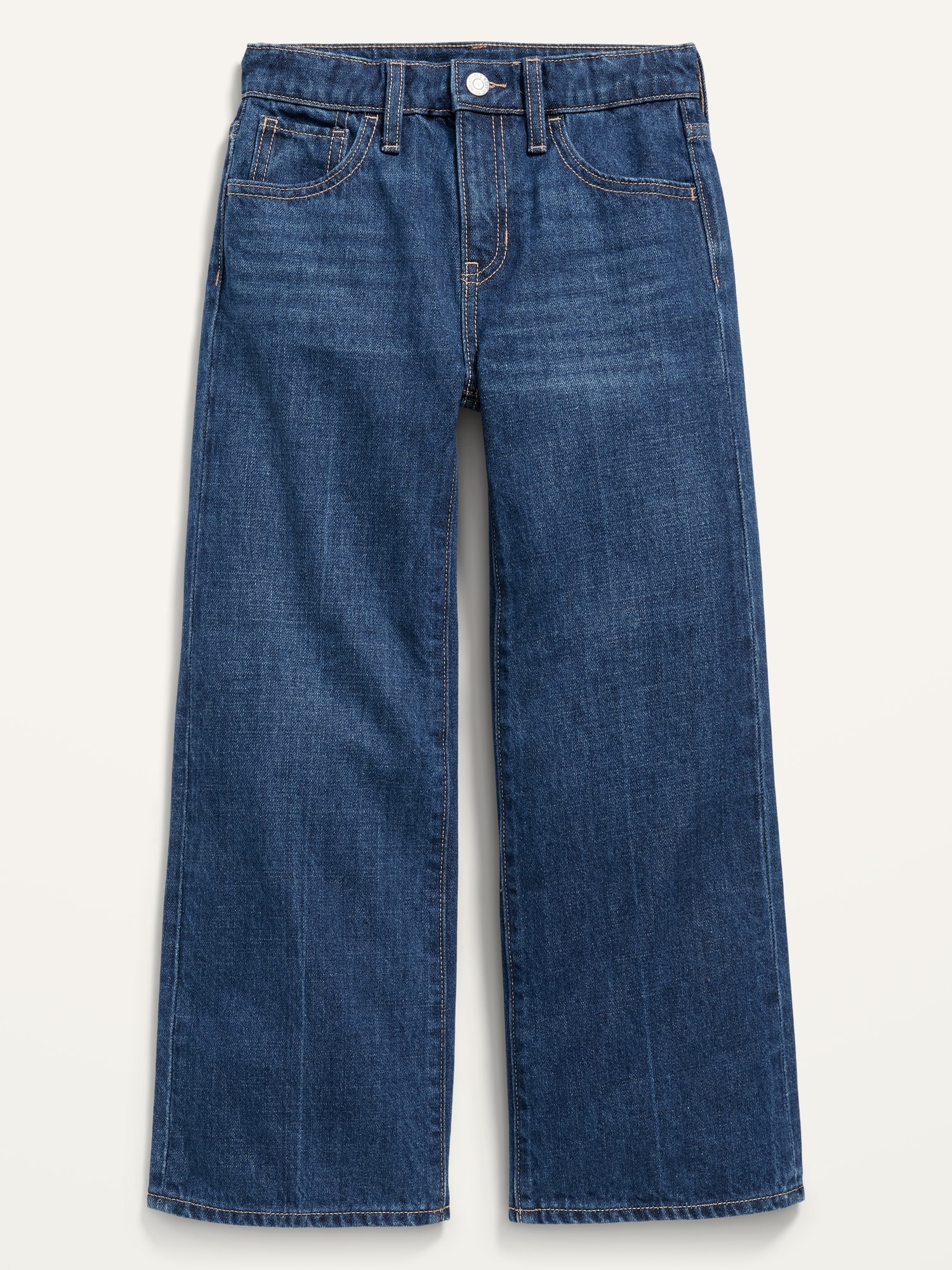 Deep Blue-Denim Girls Jeans, Buy Online, Skin Friendly