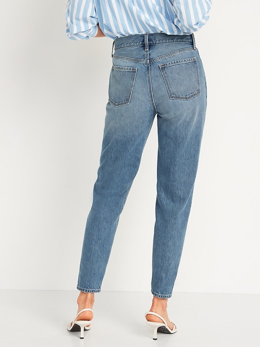 Image number 2 showing, High-Waisted Slouchy Taper Ankle Jeans for Women