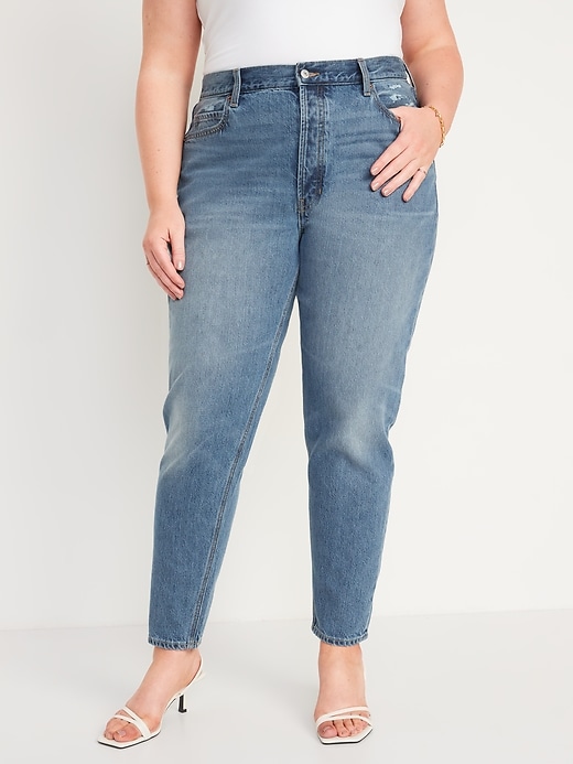 Image number 7 showing, High-Waisted Slouchy Taper Ankle Jeans for Women