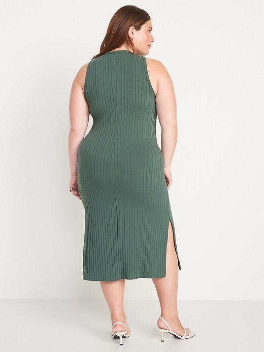 green emerald velvet dress Off Shoulder Ribbed Knit Midi Dress